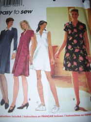 7262 SIMPLICITY EASY DRESS SLEEVES OR NOT LENGTHS PATTERN 6-10